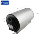 Awoco Round 1350W 120V Stainless Steel Automatic High Speed Commercial Hand Dryer, UL Certified