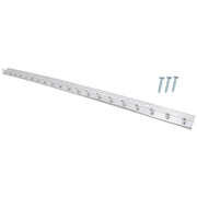 Aleco 40" Aluminum Strip Door MaxBullet Mounting Hardware – Boltless Snap-On Hardware, Wall Mount, Rust-Resistant, Fast Install, Universal Fit for Vinyl Strips, NSF/USDA Compliant
