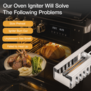 Awoco Gas Range Oven Igniter SiC DS041 Use with EATON 4100 Automatic Valve for Janska, Awoco and Other Stoves - 115V CSA Approved