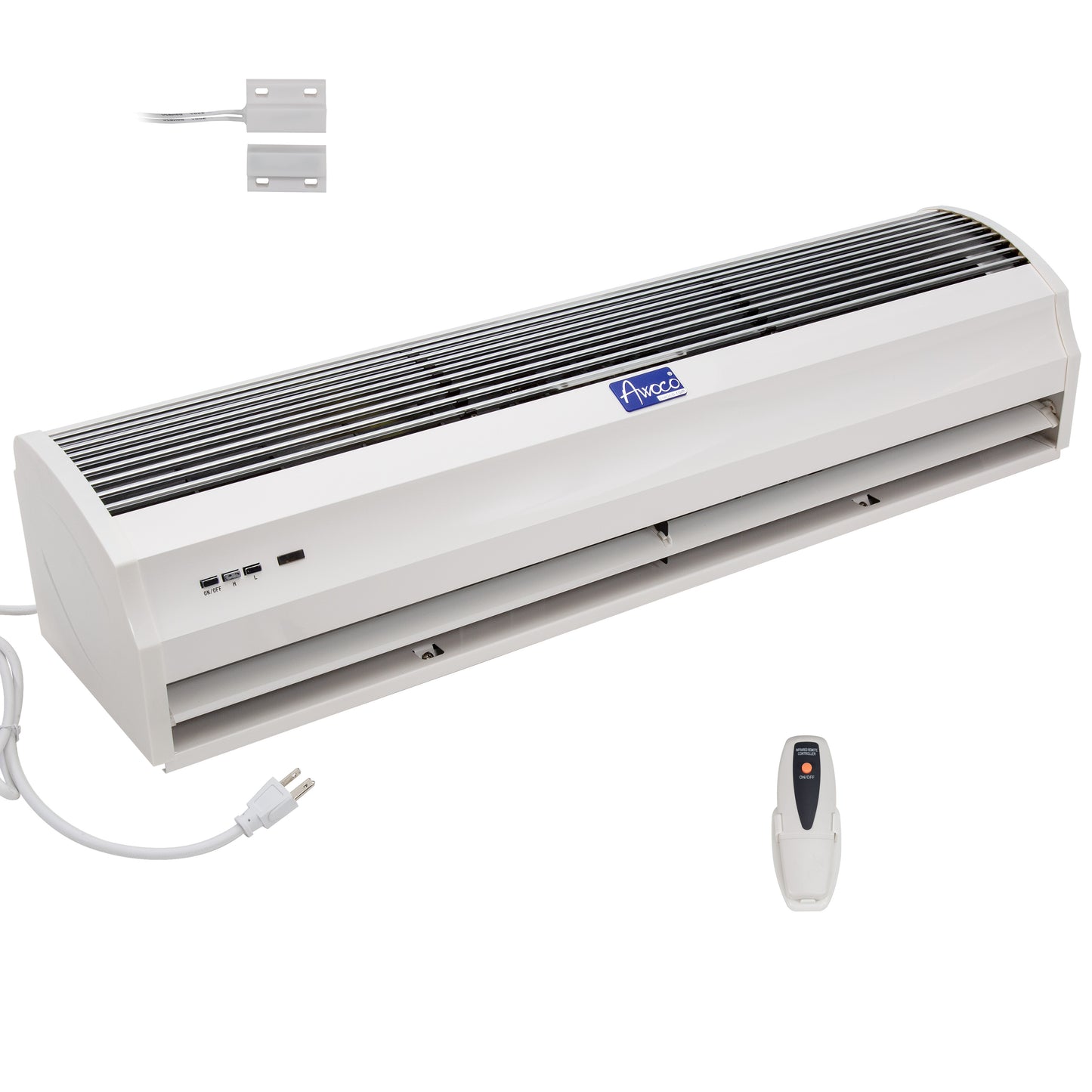 [Refurbished-B] Awoco FM1209-T 36" Slimline 2-Speed Commercial Air Curtain - CE Certified, 120V