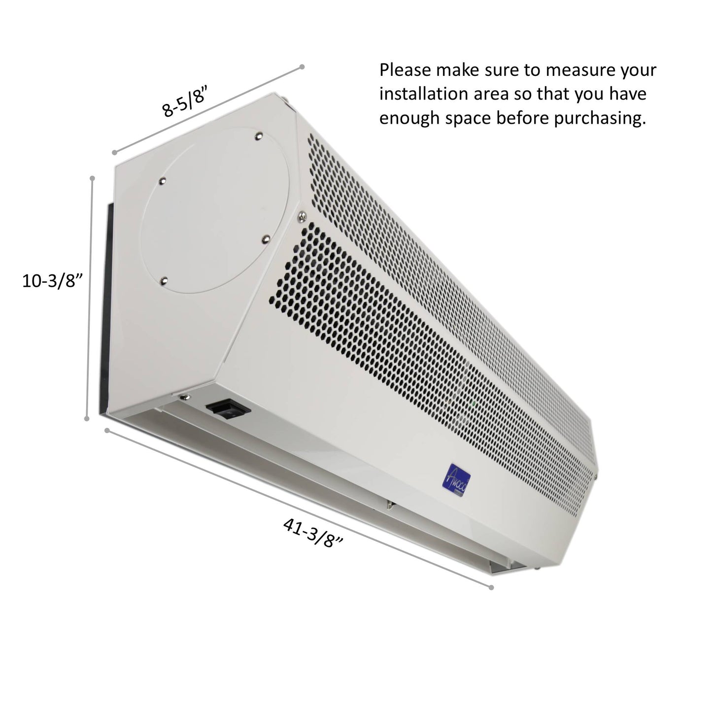 [Refurbished-B] Awoco FM1510-M 42" Super Power 2-Speed Commercial Air Curtain - UL/CE Certified