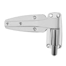 KASON 1248 Reversible Spring-Assisted Cam-Lift Hinge Chrome Finish for Walk-in Freezer Cooler Refrigerator