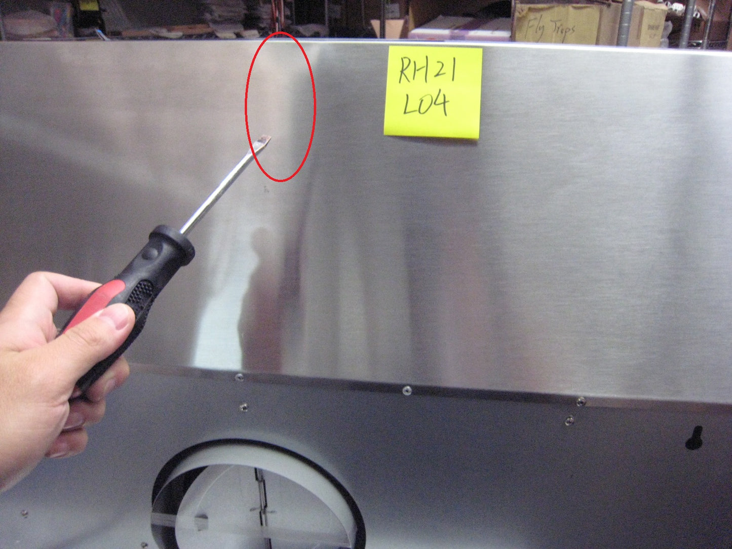 [Refurbished-A] Awoco RH-S10-36S Supreme Series 36" Under Cabinet Range Hood - 7 inch Height - 8 inch Round Top Vent