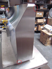 [Refurbished-A] Awoco RH-C06-A 42" Under Cabinet Range Hood - 6" High Round Top Vent, 900 CFM