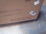 [Refurbished-A] Awoco RH-C06-A 42" Under Cabinet Range Hood - 6" High Round Top Vent, 900 CFM