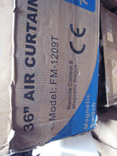 [Refurbished-B] Awoco FM1209-T 36" Slimline 2-Speed Commercial Air Curtain - CE Certified, 120V