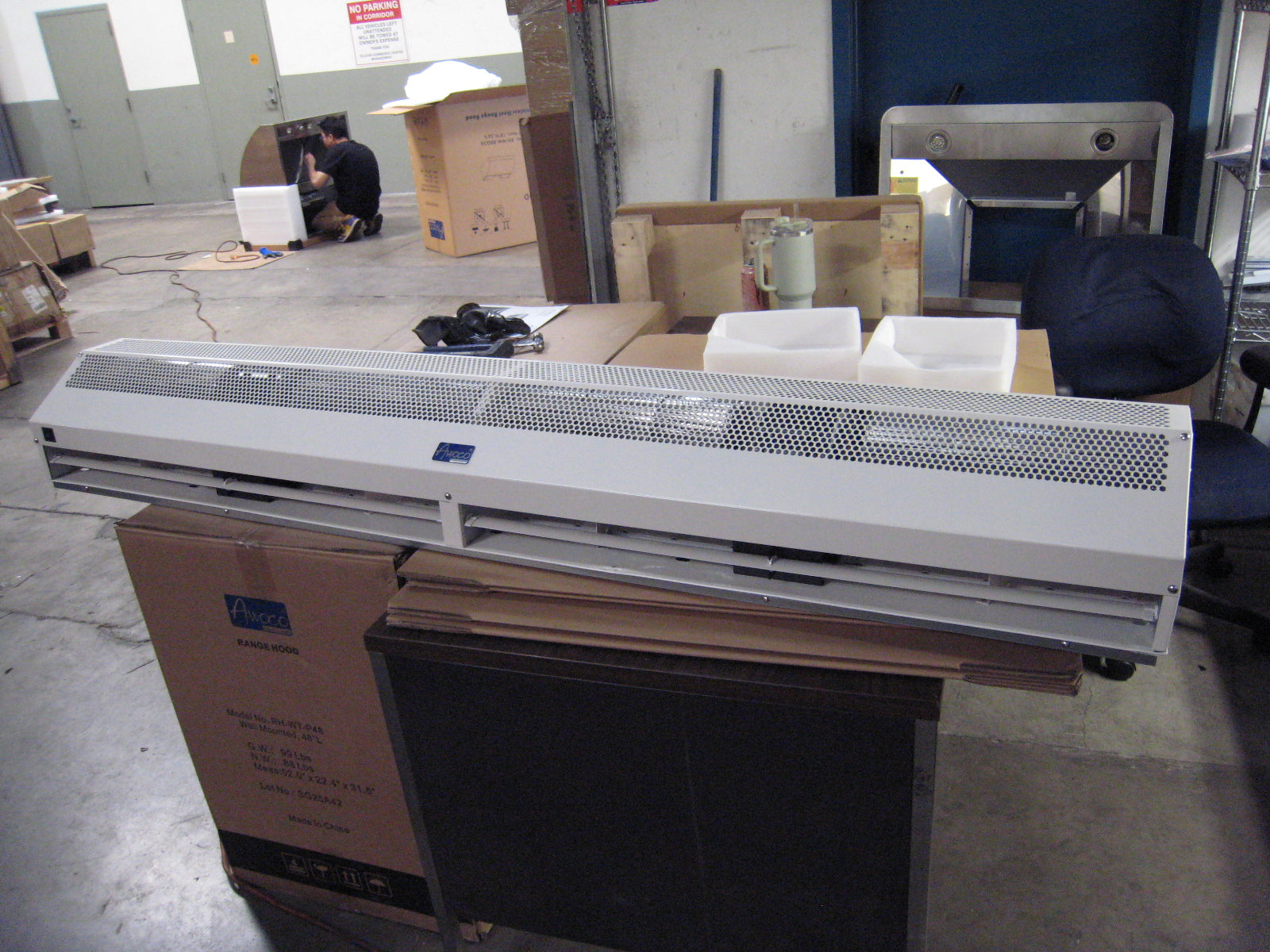 [Refurbished-B] Awoco FM1518-M 72" Super Power 1200 CFM Commercial Air Curtain - UL Certified