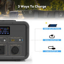 ITEHIL Portable Power Station, 500W Generator, 500Wh Solar Generator, LiFePO4 Battery with 100-120V AC Outlets,12v/10A Car Port, USB-C & USB-A QC Fast Charging, for Camping, Outdoor, RV,Home Off-Grid, Universal Standard Plug