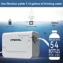 ITEHIL Portable Water Filter with Hybrid and RO Filter, Hiking Water Purifier System for Camping, Survival Gear Purification for Drinking