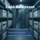 Stays pliable in temperatures as low -40°F and cold storage barriers