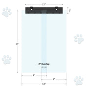 Measurement chart of the strip curtain 