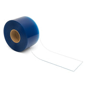 PVC strip roll 8in x 150ft x 0.08in - smooth clear low temp