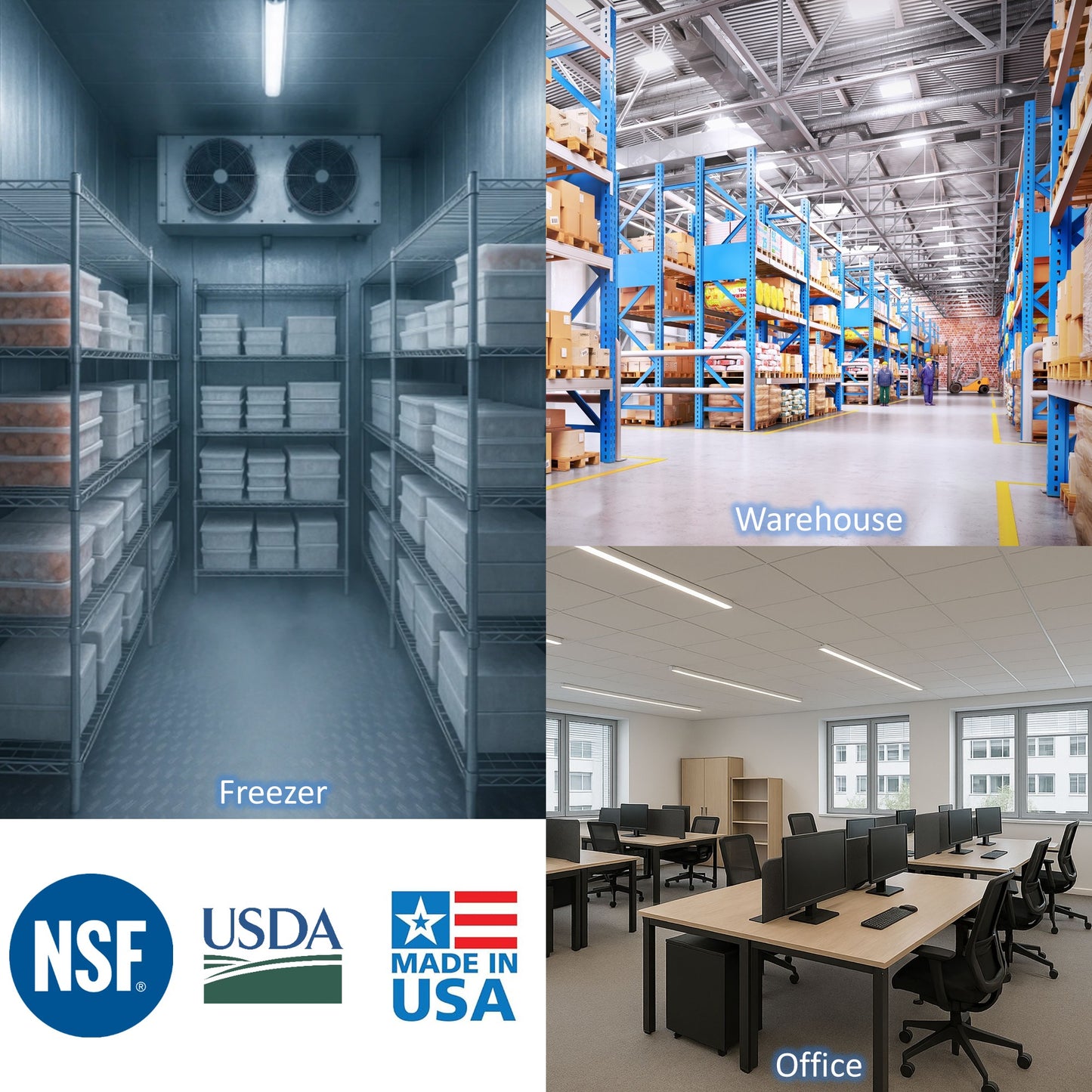 USDA NSF compliant PVC strip roll - Made in USA