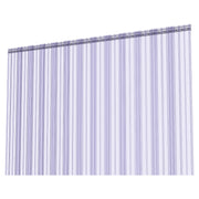 Ribbed strip curtain door kit 40x84 - 8in x 0.198in - aluminum MaxBullet