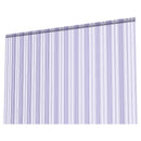 Ribbed strip curtain door kit 40x84 - 8in x 0.198in - aluminum MaxBullet