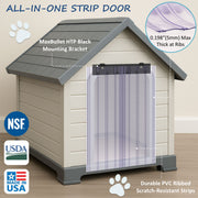 Durable PVC Ribbed Scratch-Resistant Strips