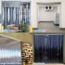 Raised rib vinyl strip roll for forklifts and high traffic zones