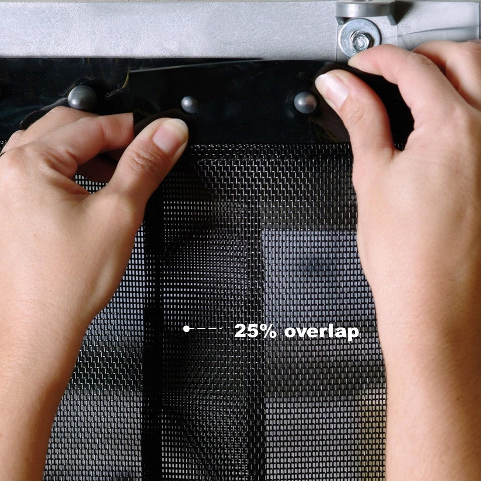 25% overlap
