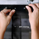 25% overlap