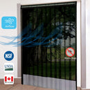 Airflow door solution - mesh insect barrier for restaurants and warehouses