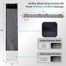 Airflex Mesh Strip Curtain Kit 