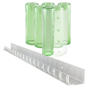 Anti static vinyl strip curtain kit 36x84 - MaxBullet aluminum track