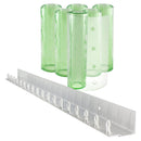 Anti static vinyl strip curtain kit 36x84 - MaxBullet aluminum track