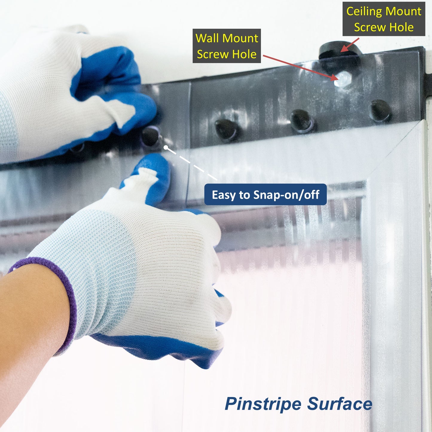 Easy to Snap-on/off, is Pinstripe Surface