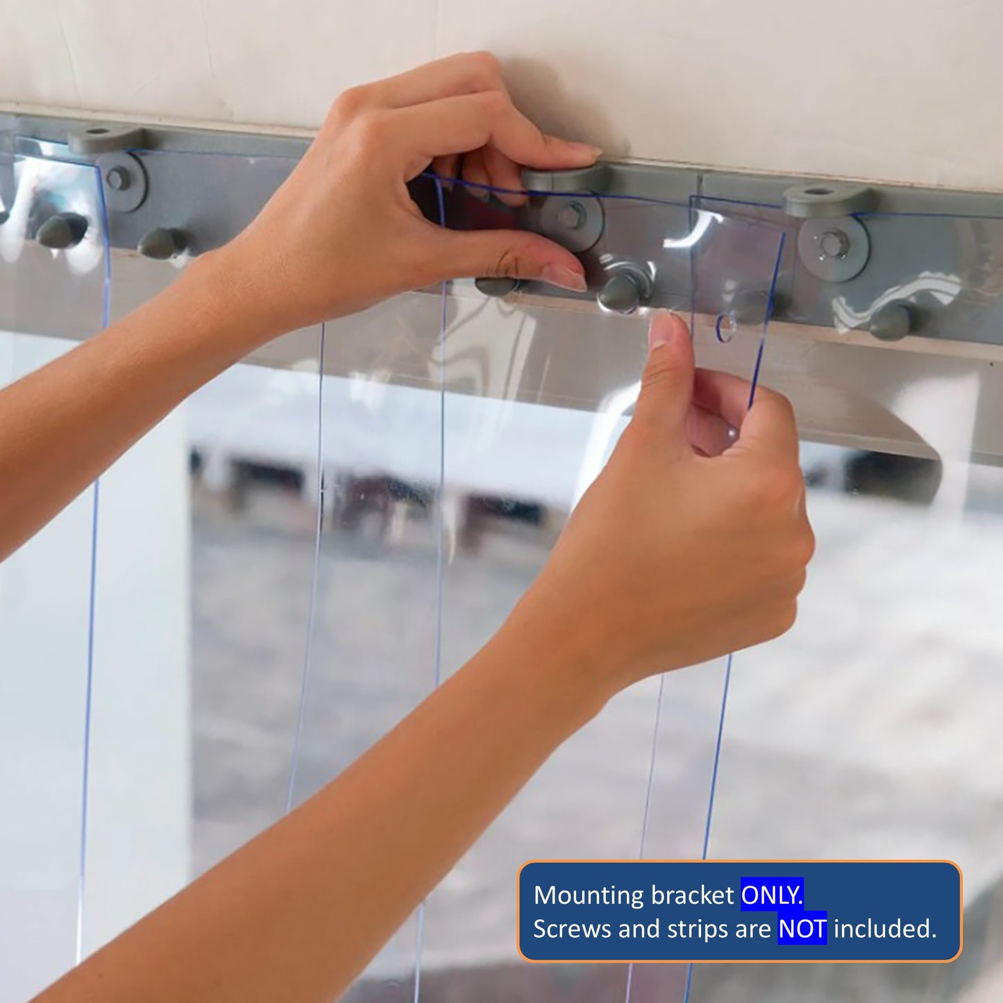 USDA NSF compliant strip door hardware - Made in USA