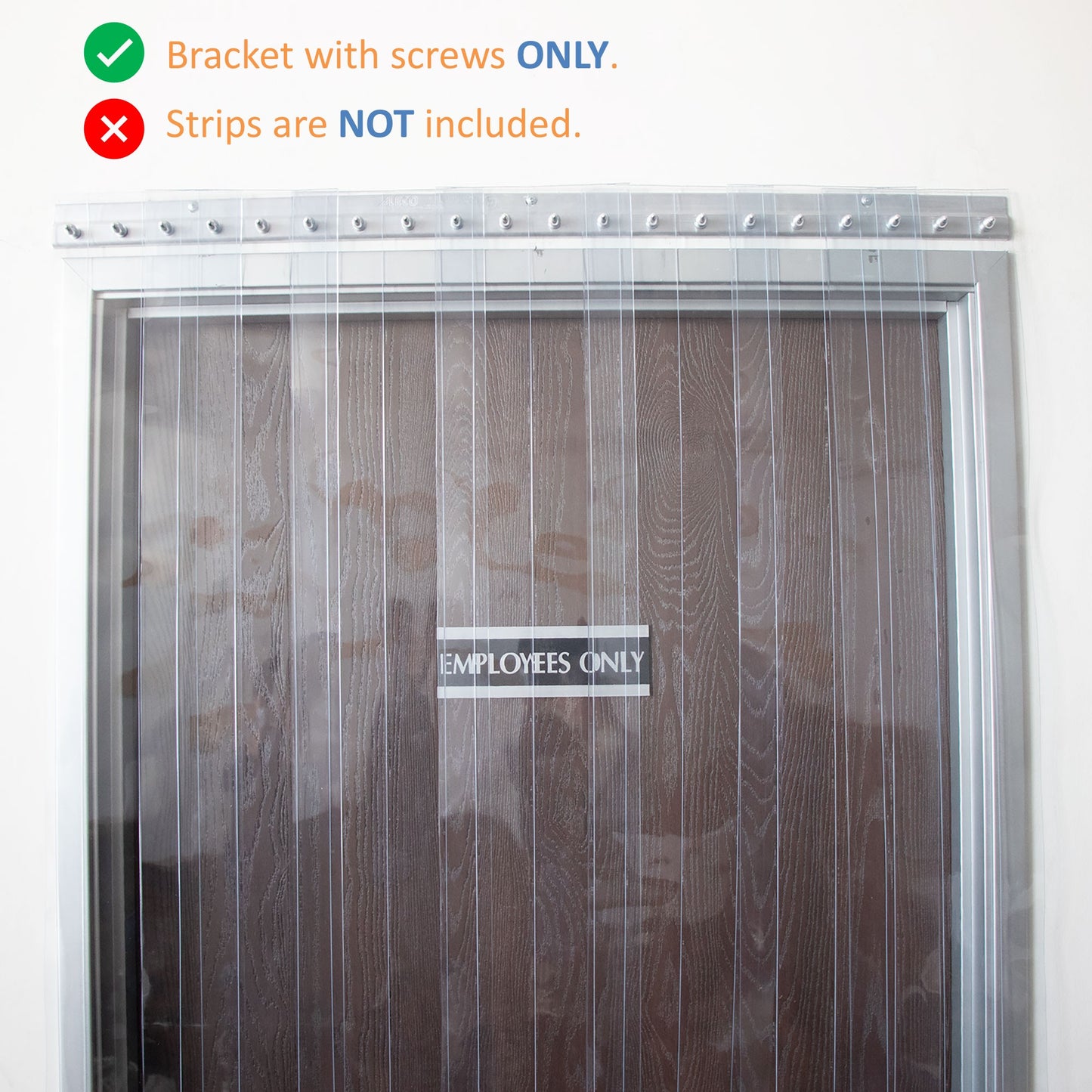 Bracket with screws only