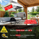 BBQ Outdoor Range Hood 