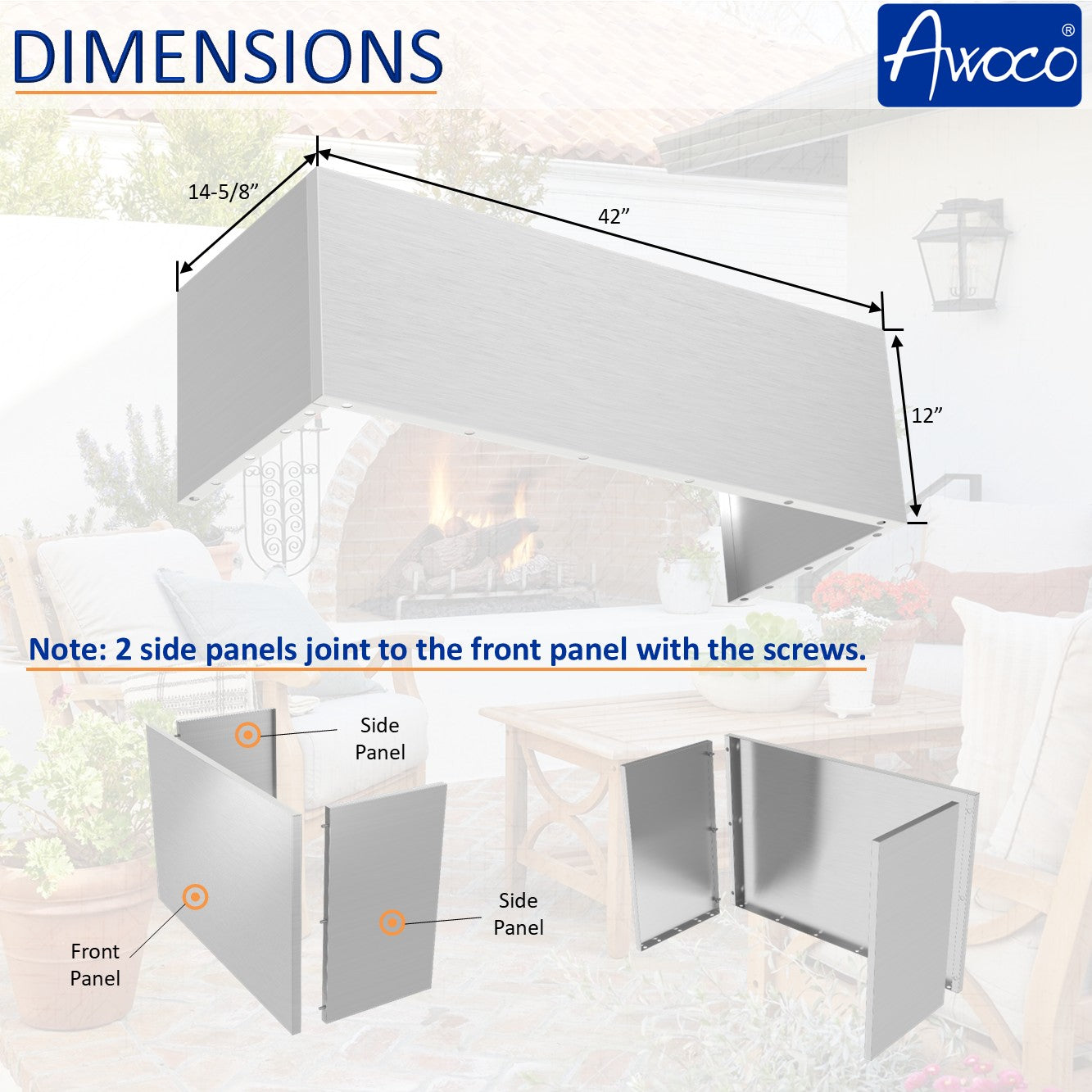 Measurement chart for chimney