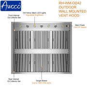 Oil collector bar, single blower (up to 1000 CFM each), main power