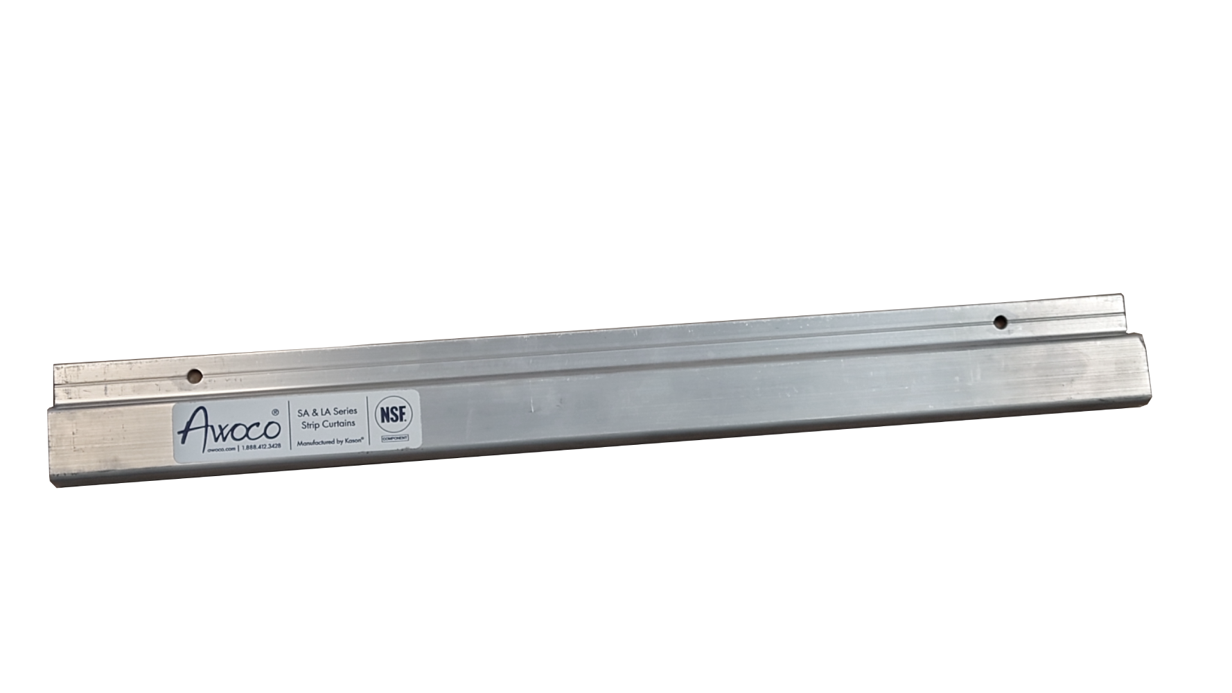 Strip Curtain Bar for Slide-in Strips - Awoco