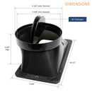 Vent adapter and air damper