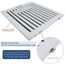 Built-in hooks and 3/8" thickness