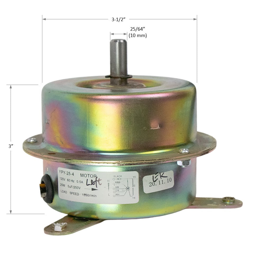 Motor dimension