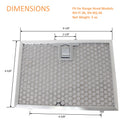 Fit for range hood models RH-IT-36, RH-BQ-36
