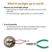 Measure your hood light voltage