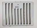 Baffle filter back view