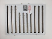 Stainless steel baffle filter for Awoco range hoods