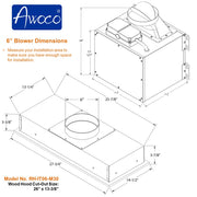 6" Blower Dimensions