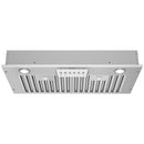 Insert range hood-no blower