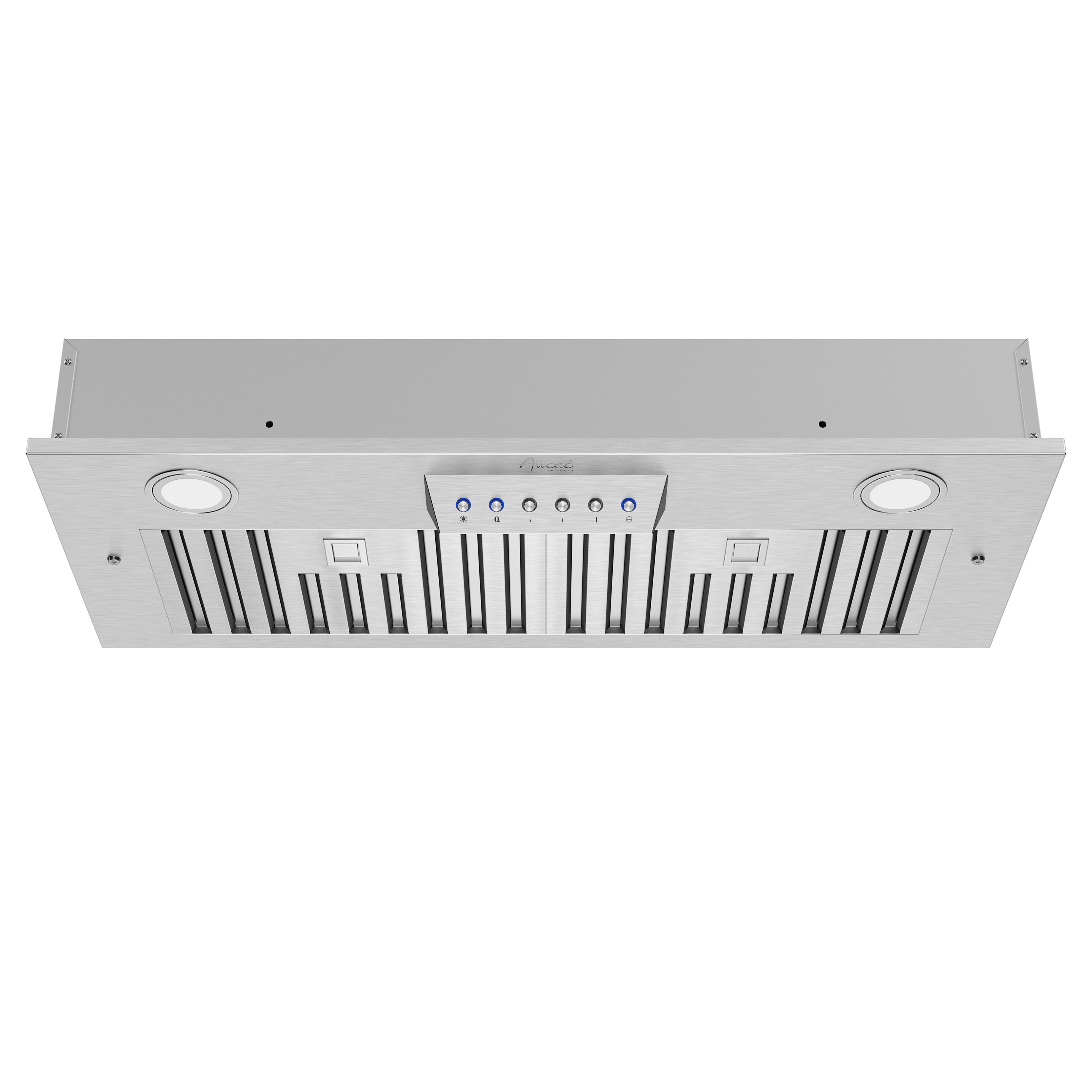 Insert range hood