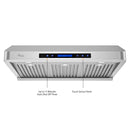 Stainless steel range hood