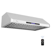 Awoco 30 Inch Under Cabinet Range Hood with Remote Control