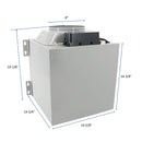 30 Inch Quiet Split Range hood powerful blower unit dimension