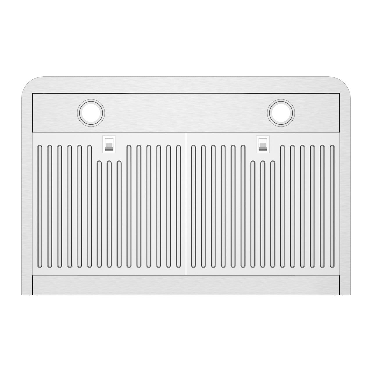 30 Inch Quiet Split Range hood with dishwasher safe baffle filter and LED Light