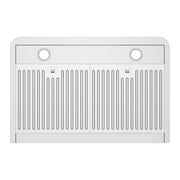 30 Inch Quiet Split Range hood with dishwasher safe baffle filter and LED Light