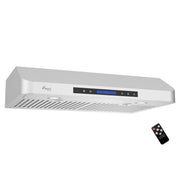 30 Inch Quiet Split Range Hood Under Cabinet with Voice Control